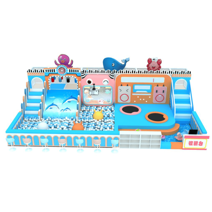 Underwater world indoor playground