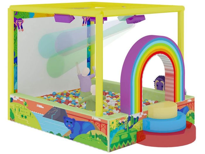 Indoor Playground For Kids ball Pool Interactive projection
