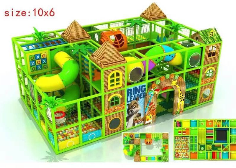Indoor Kids Mini Playground Equipment Kids Soft Play Area