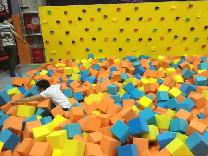 Foam Pit Climbing