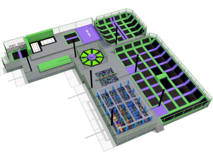 Free Jumping Small Wholesale Professional Trampoline Park for Children