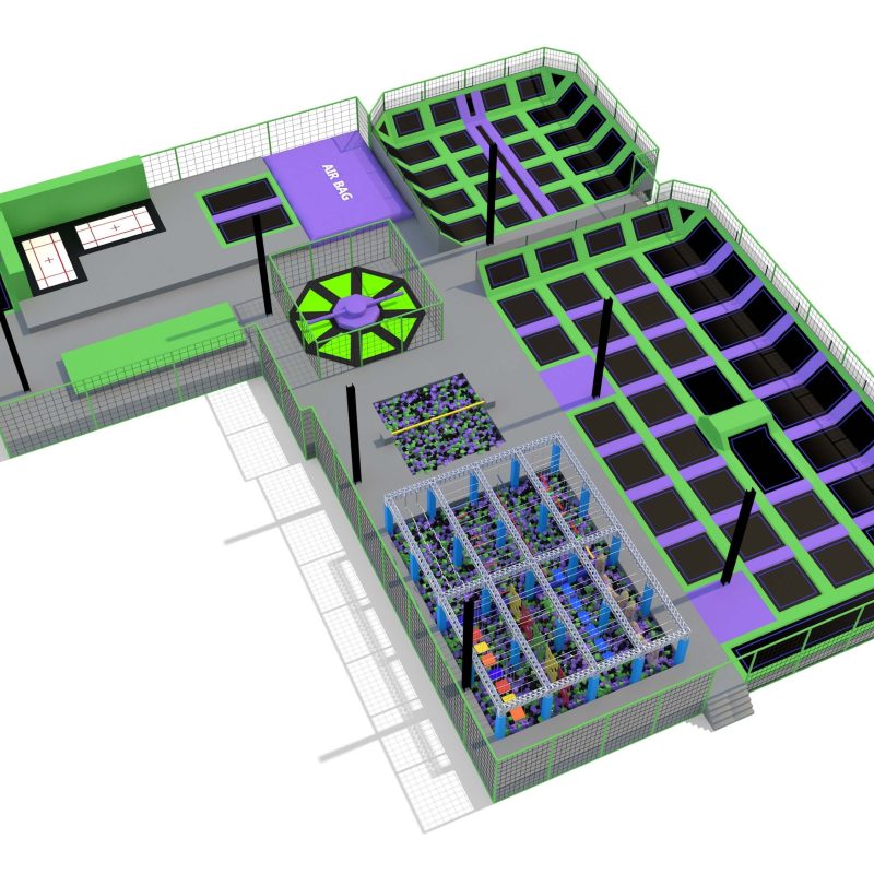 Free Jumping Small Wholesale Professional Trampoline Park for Children