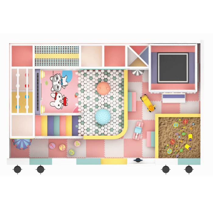 hot sale simple indoor playground for kids - Image 2