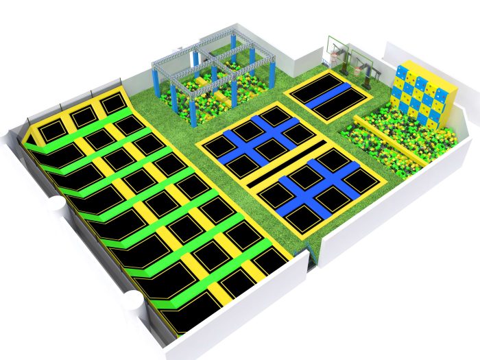 Children Adventure Park Play Center Trampoline