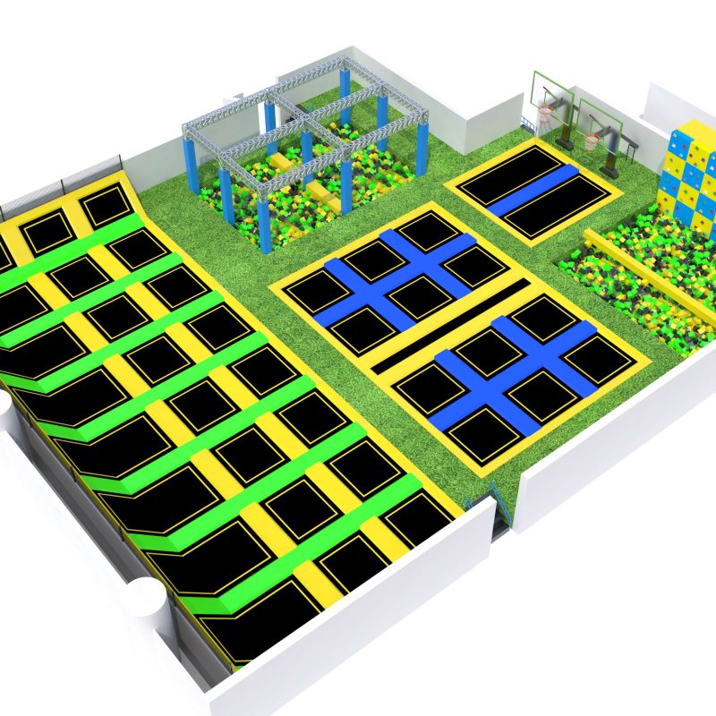 Children Adventure Park Play Center Trampoline