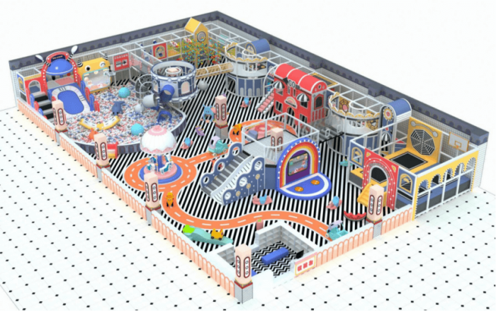 Hot Sale Indoor Kids Multifunction Children Playground