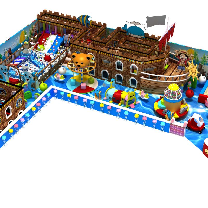Pirate boat indoor playground
