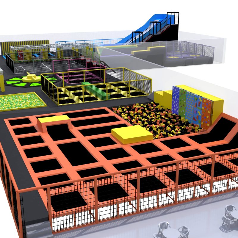 Attraction Entertainment Ride Jumping Trampoline Park Children Indoor