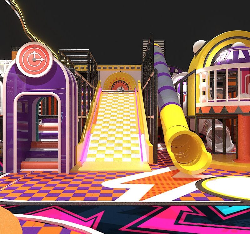 Lighting ninja tag indoor playground