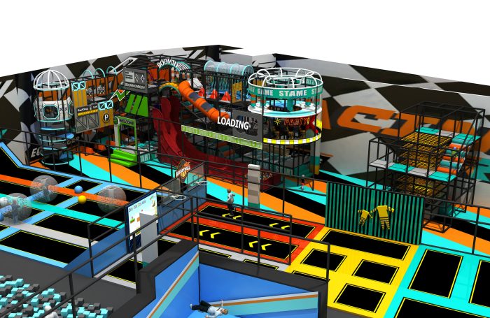 Large Ninja Ninja Warrior Obstacle Course Indonesia Case Custom Gym Play Center - Image 2