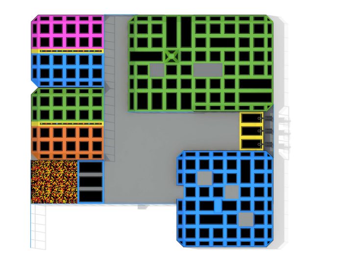 Large Indoor Trampoline with foam pit and dodge ball - Image 4