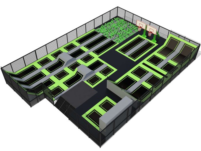 Kid Indoor Amusement Jump Trampoline Park Indoor Trampoline Equipment - Image 4