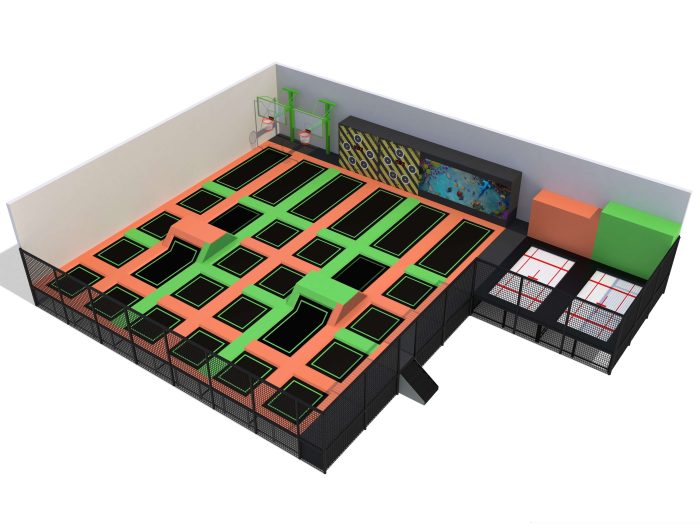 Customized Commercial Large Trampoline Park Indoor