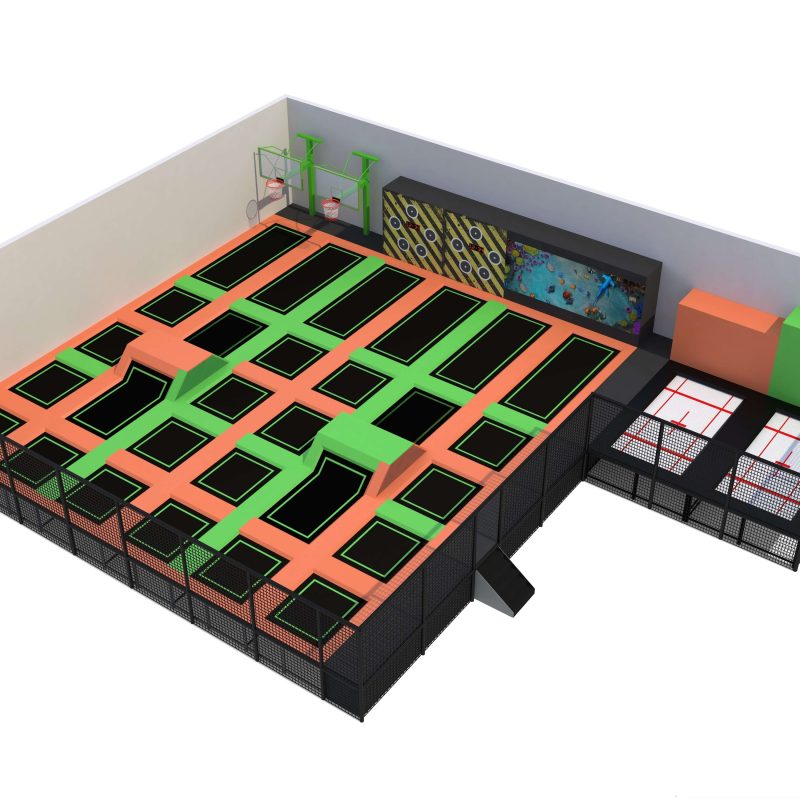 Customized Commercial Large Trampoline Park Indoor