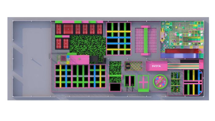 New Trampoline Park Equipment Indoor Gym Kids - Image 3