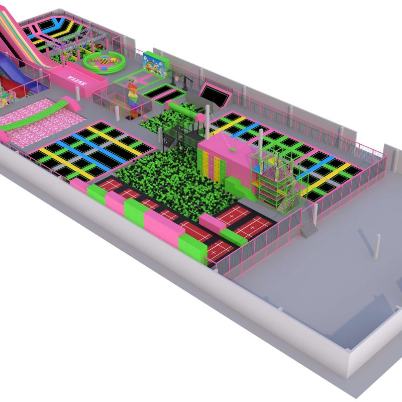 New Trampoline Park Equipment Indoor Gym Kids