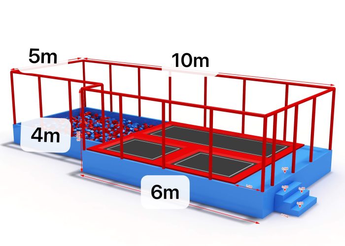 Indoor Amusement Facilities Adult Trampoline Park