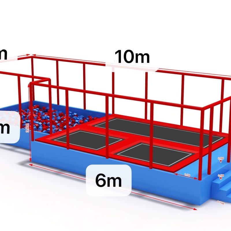 Indoor Amusement Facilities Adult Trampoline Park