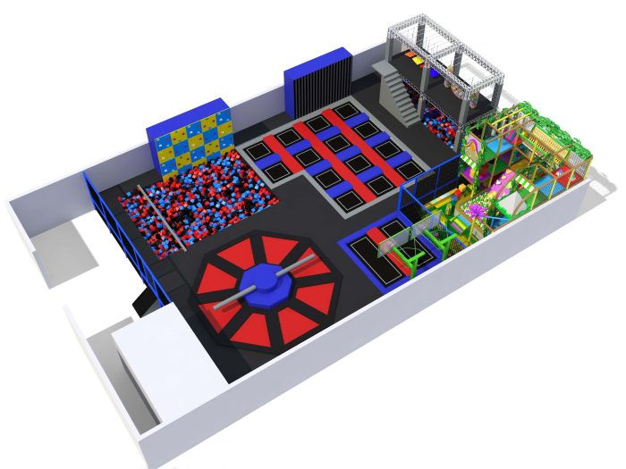 Comprehensive Trampoline Climbing Children New Amusement Park - Image 3