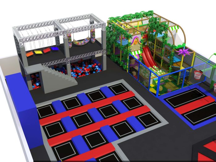 Comprehensive Trampoline Climbing Children New Amusement Park
