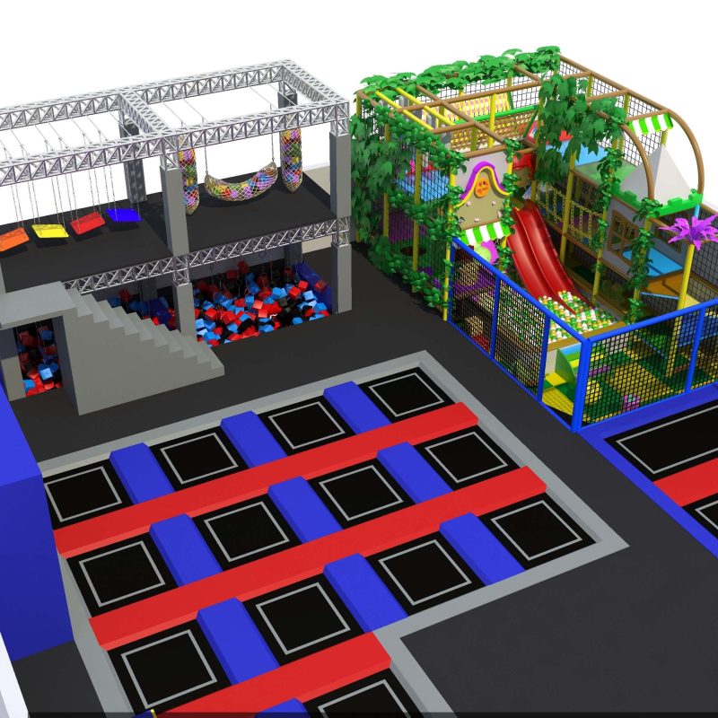 Comprehensive Trampoline Climbing Children New Amusement Park