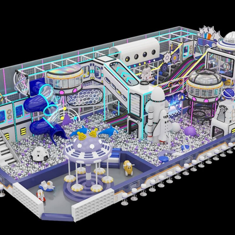 Customized space station indoor playground for sale