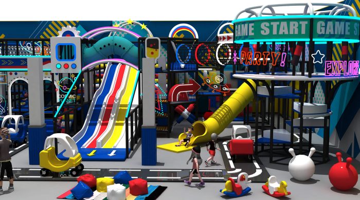 Indoor Playground Playland Soft Entertainment Kids Play Amusement Center for a Big Shopping Mall