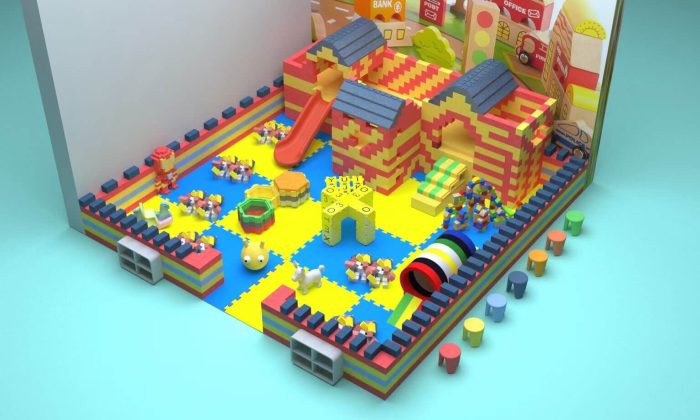 Toys EPP Foam Building Blocks Kids Playground Indoor