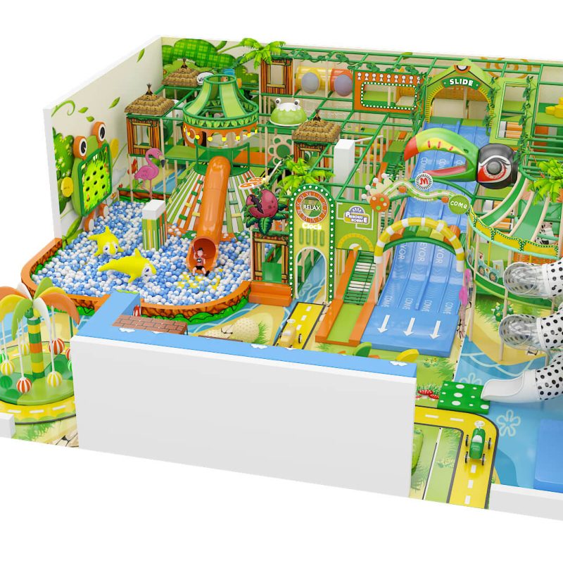Large Children indoor playground Interactive Sport Games Soft Play