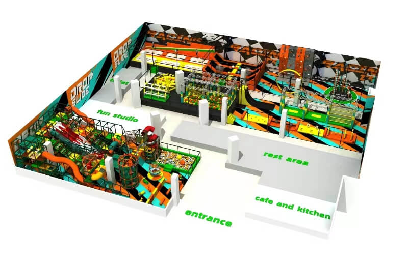 Children Amusement Park Interactive Games climbing Center Equipment