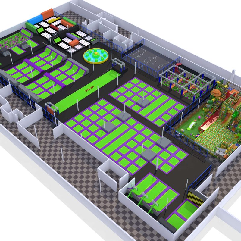 2025 Custom Indoor Jumping Trampolines Parks for Sale