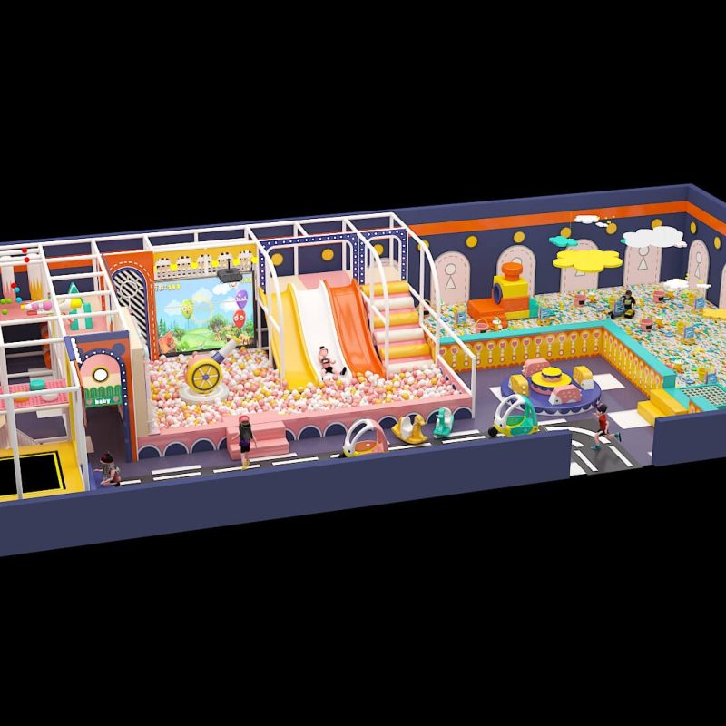 Hottest Children Play Party Center Zone Kids Slide