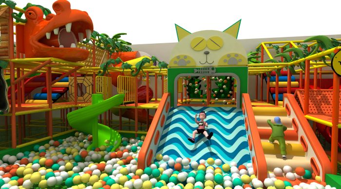 multifuctional kids indoor playground equipment