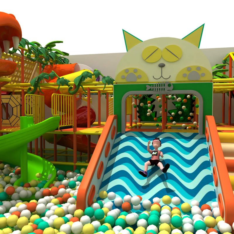 multifuctional kids indoor playground equipment