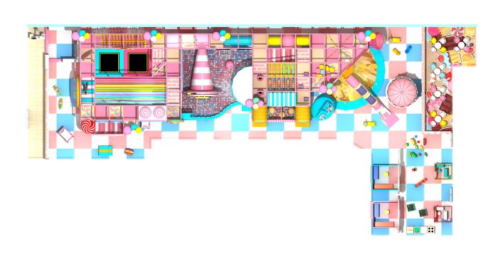Pink candy theme indoor playground/amusement park for sale - Image 4