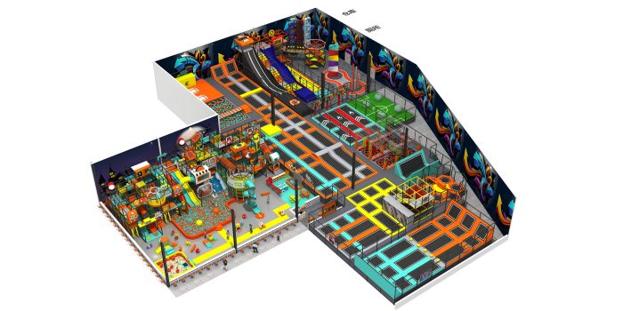 Customize indoor playground trampoline park - Image 5