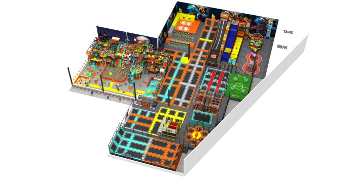 Customize indoor playground trampoline park - Image 4