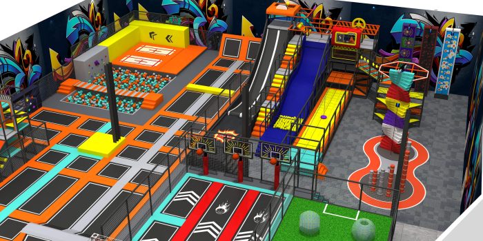 Customize indoor playground trampoline park - Image 3