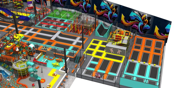 Customize indoor playground trampoline park - Image 2