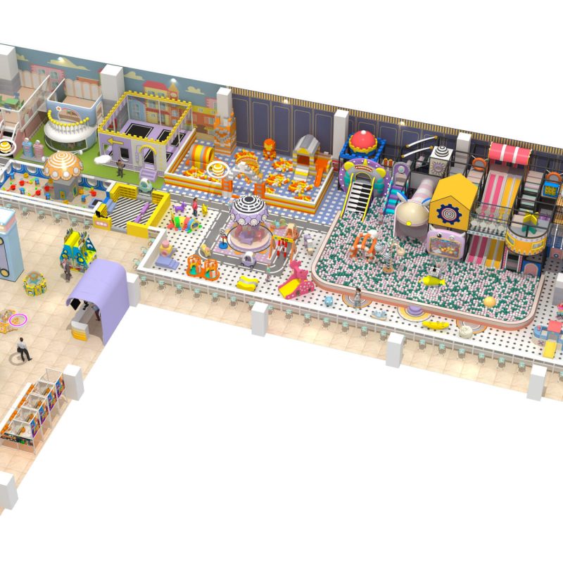 Large-scale customized indoor playground