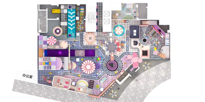 Kids Indoor Play Center Maze Children Indoor Soft Playground Equipment - Image 2