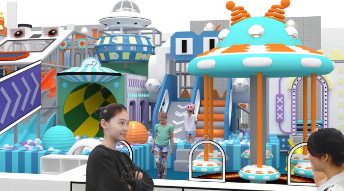 Small Indoor Playground Slide Swing Sets Playground Outdoor Kids - Image 2
