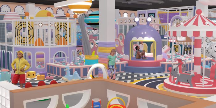 Indoor Neon Playground Kids Child Park Factory Customized Soft Play Equipment - Image 4