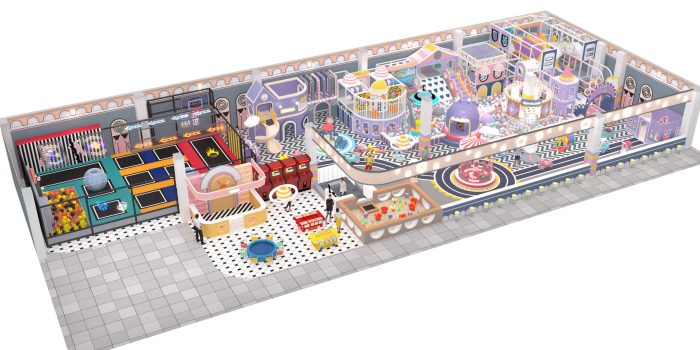 Indoor Neon Playground Kids Child Park Factory Customized Soft Play Equipment