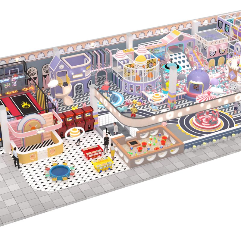 Indoor Neon Playground Kids Child Park Factory Customized Soft Play Equipment