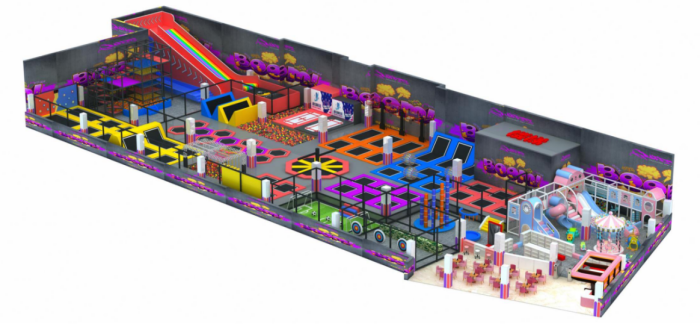 Customized design commercial prices children trampoline