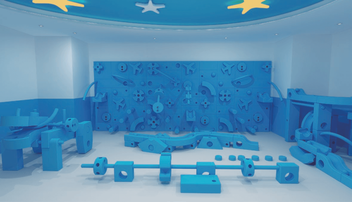 Wholesale Giant Blue EVA Foam Building Blocks Soft Play Equipment Educational Toys for Playground, Kindergarten - Image 4