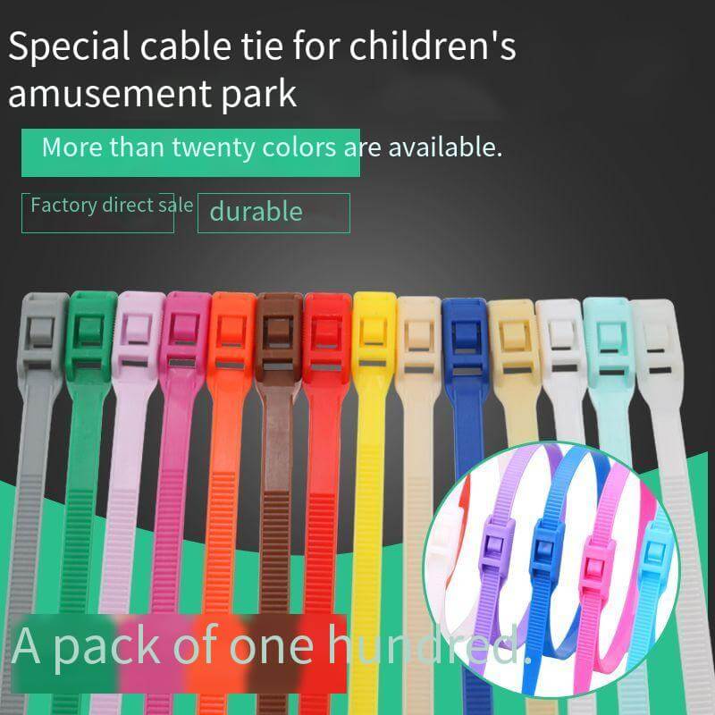 Children Playground Protect Nylon Cable Ties Colorful