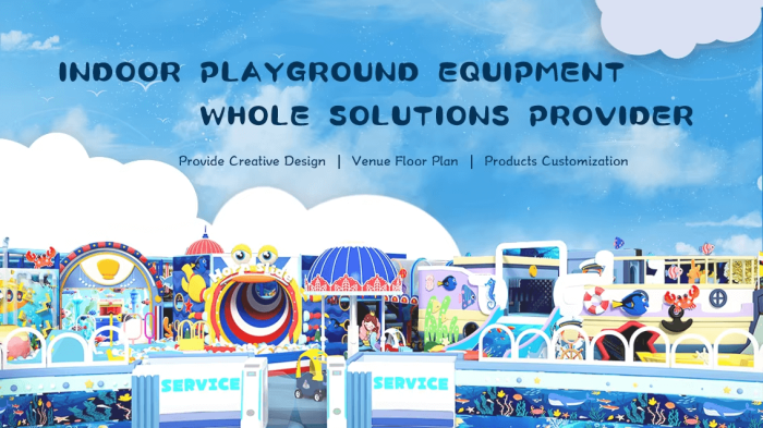 Customized Ocean Theme Indoor Playground Water Soft Play Equipment Slide Trampoline Marine - Image 2
