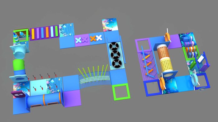 Customized Ocean Theme Indoor Playground Water Soft Play Equipment Slide Trampoline Marine - Image 7